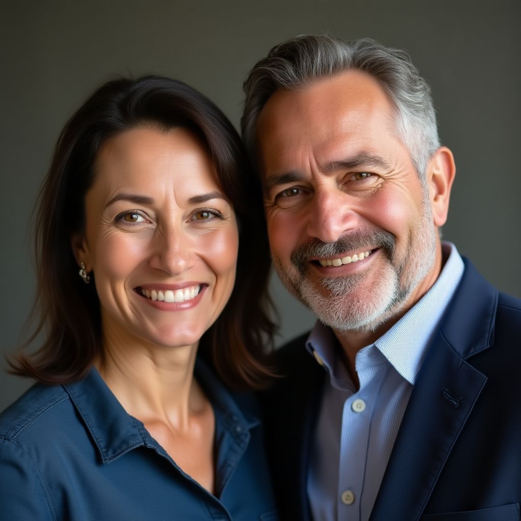 Martín y Laura Giménez